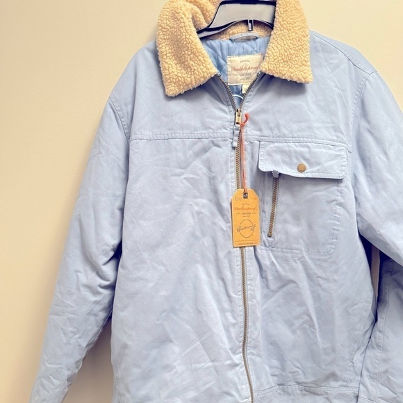 Weatherproof Vintage Men's Sherpa Lining Trucker Jacket - Moonlight L - Picture 9 of 10